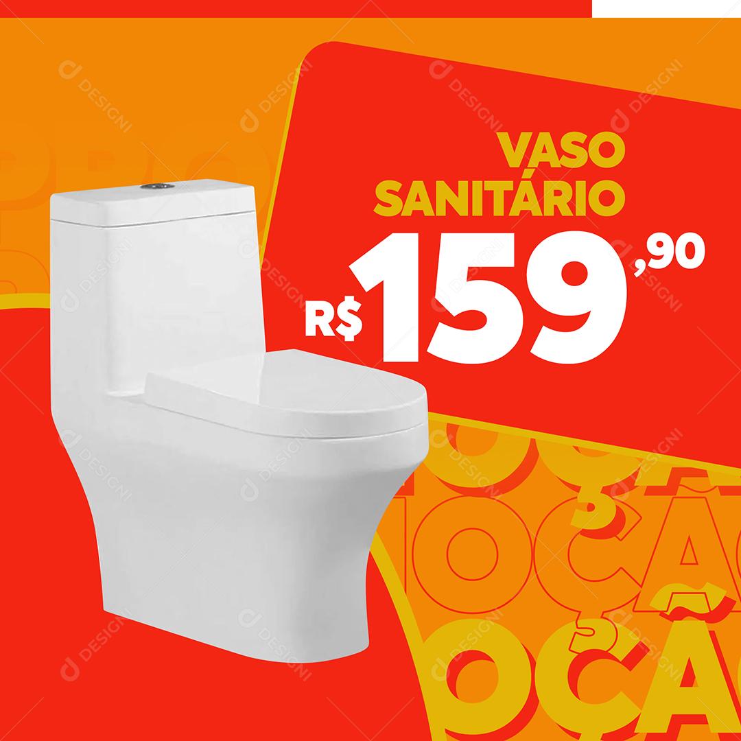 Social Media Vaso sanitário Construção PSD Editável