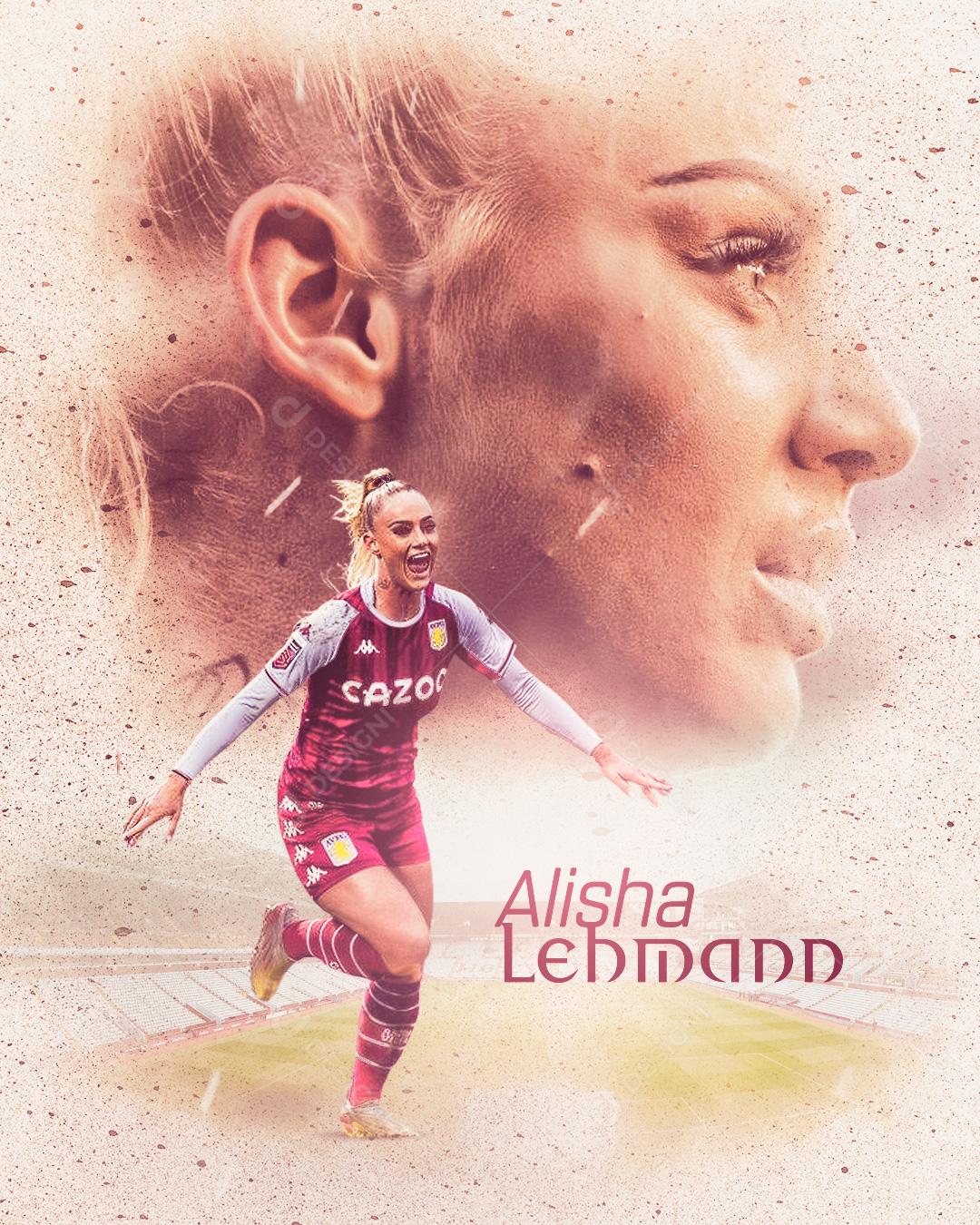 Show  Alisha Lebdadd Social Media PSD Editável