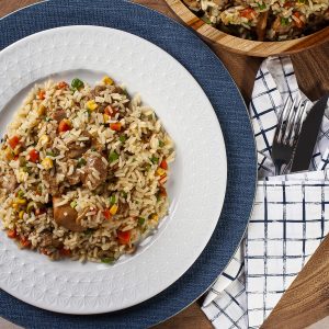 ERRO DE IMAGEM Arroz com frango, comida típica brasileira - Galinhada JPG