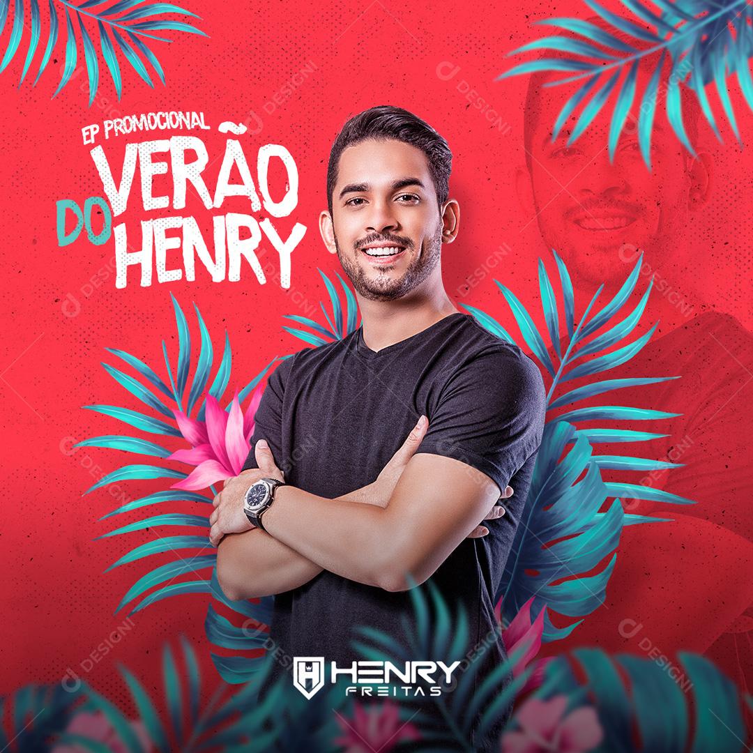 Flyer Abaixe Agora Henry Freitas Social Media PSD Editável
