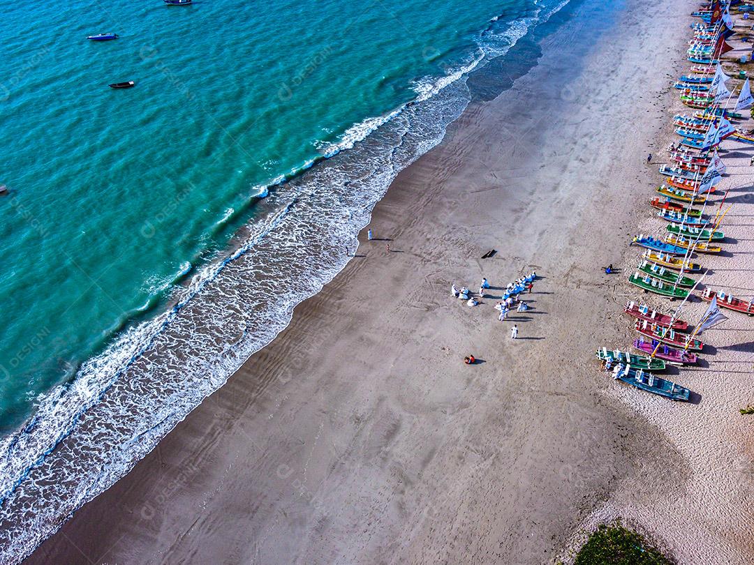 Praia da Pajussara na cidade de Maceió, Alagoas