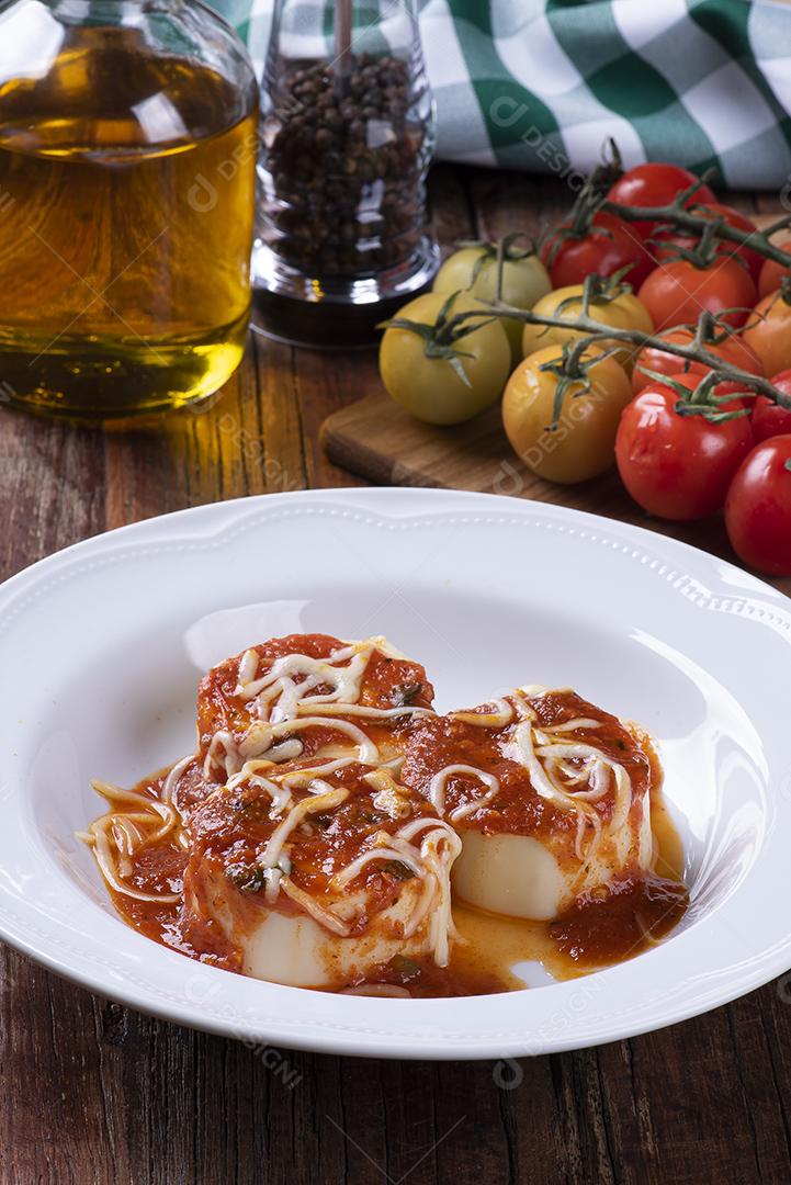 Rondelli, um prato tradicional de massas da culinária italiana JPG