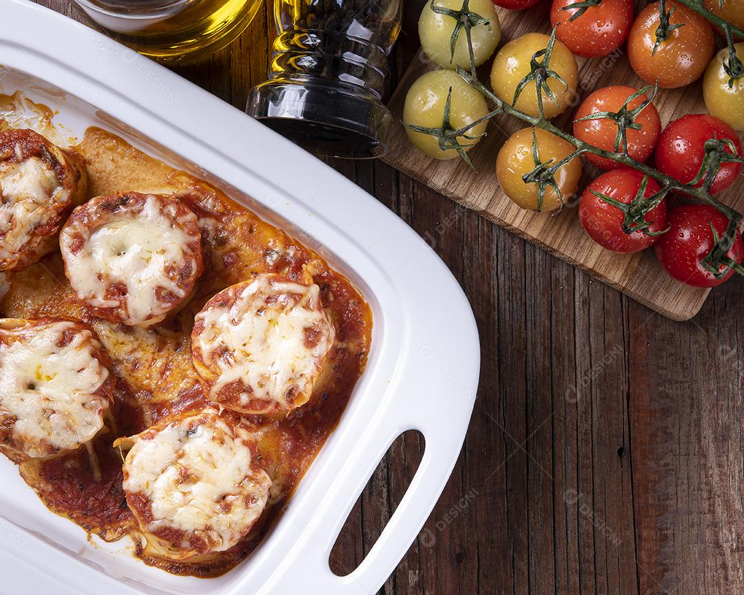 Rondelli, um prato de massa tradicional da culinária italiana