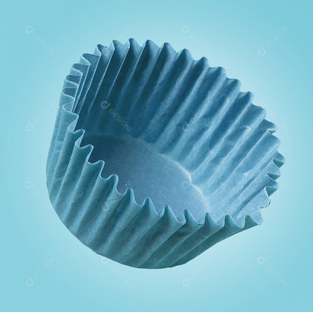 Molde de Brigadeiro no fundo azul