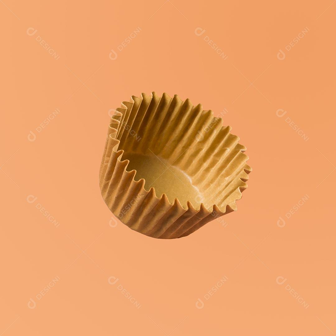Molde de Brigadeiro no fundo laranja