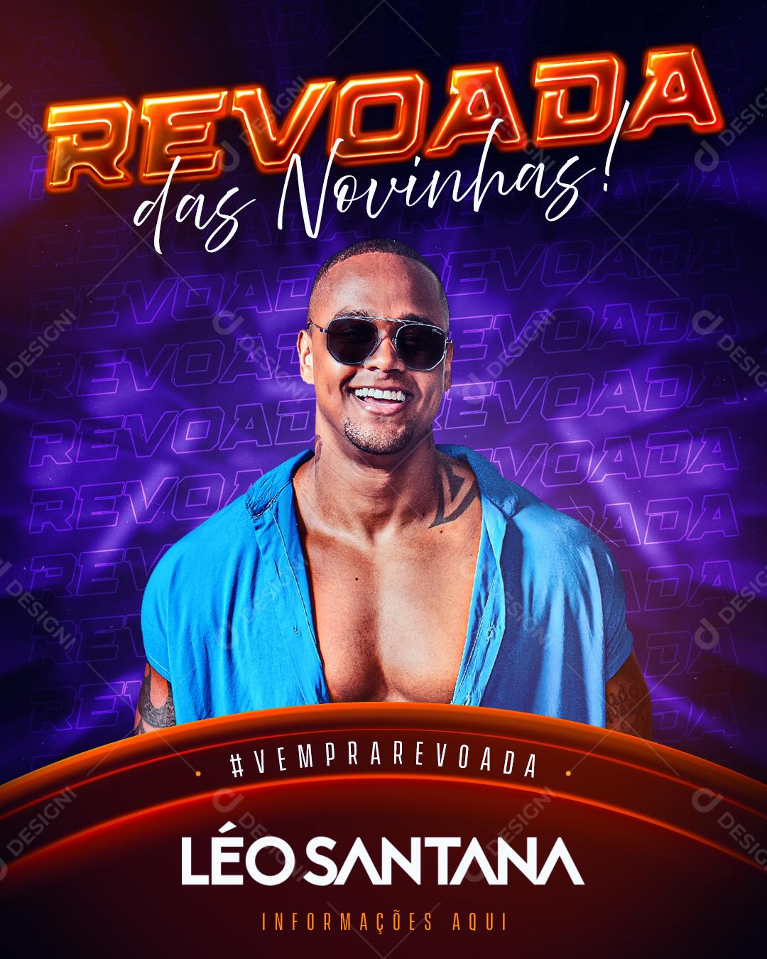 Flyer Revoada Das Novinhas Social Media PSD Editável