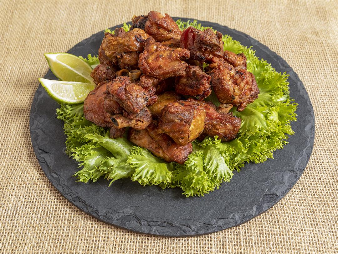 Frango frito Com Limão Imagem JPG