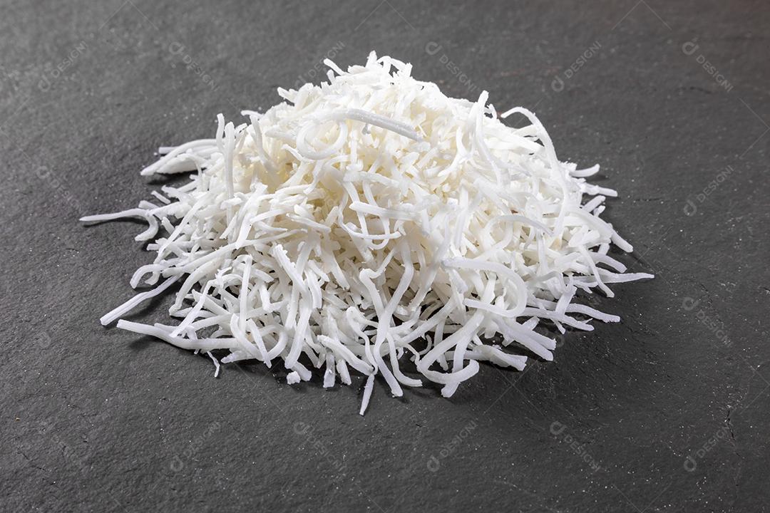 Flocos de coco fresco Imagem JPG