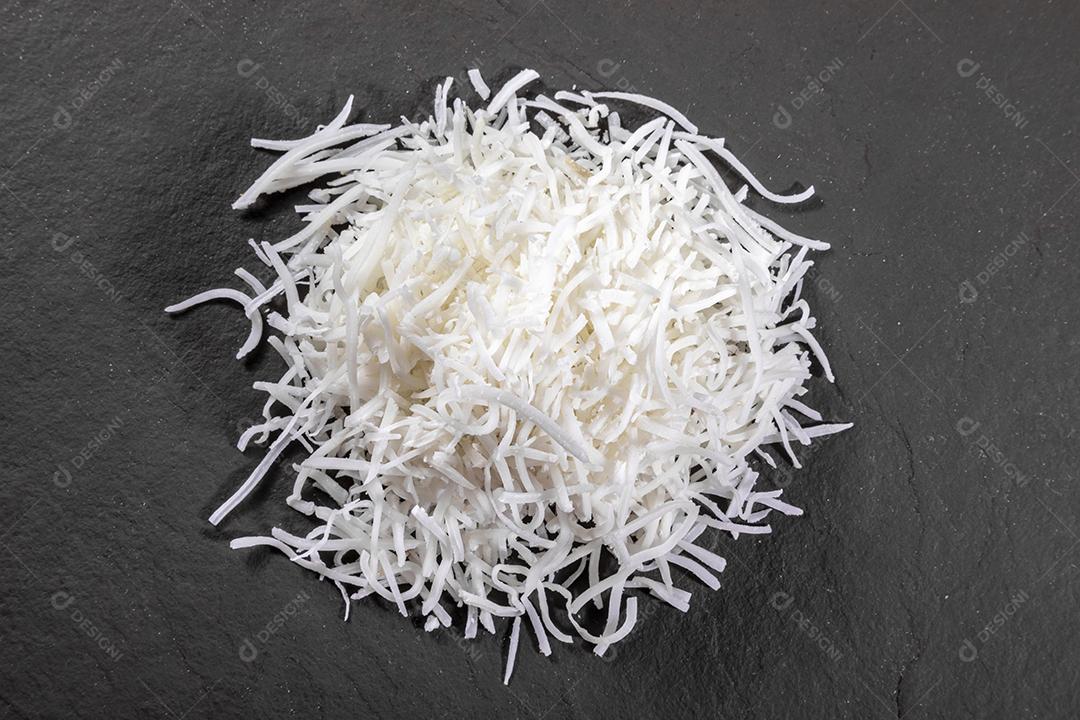 Flocos de coco fresco Imagem JPG