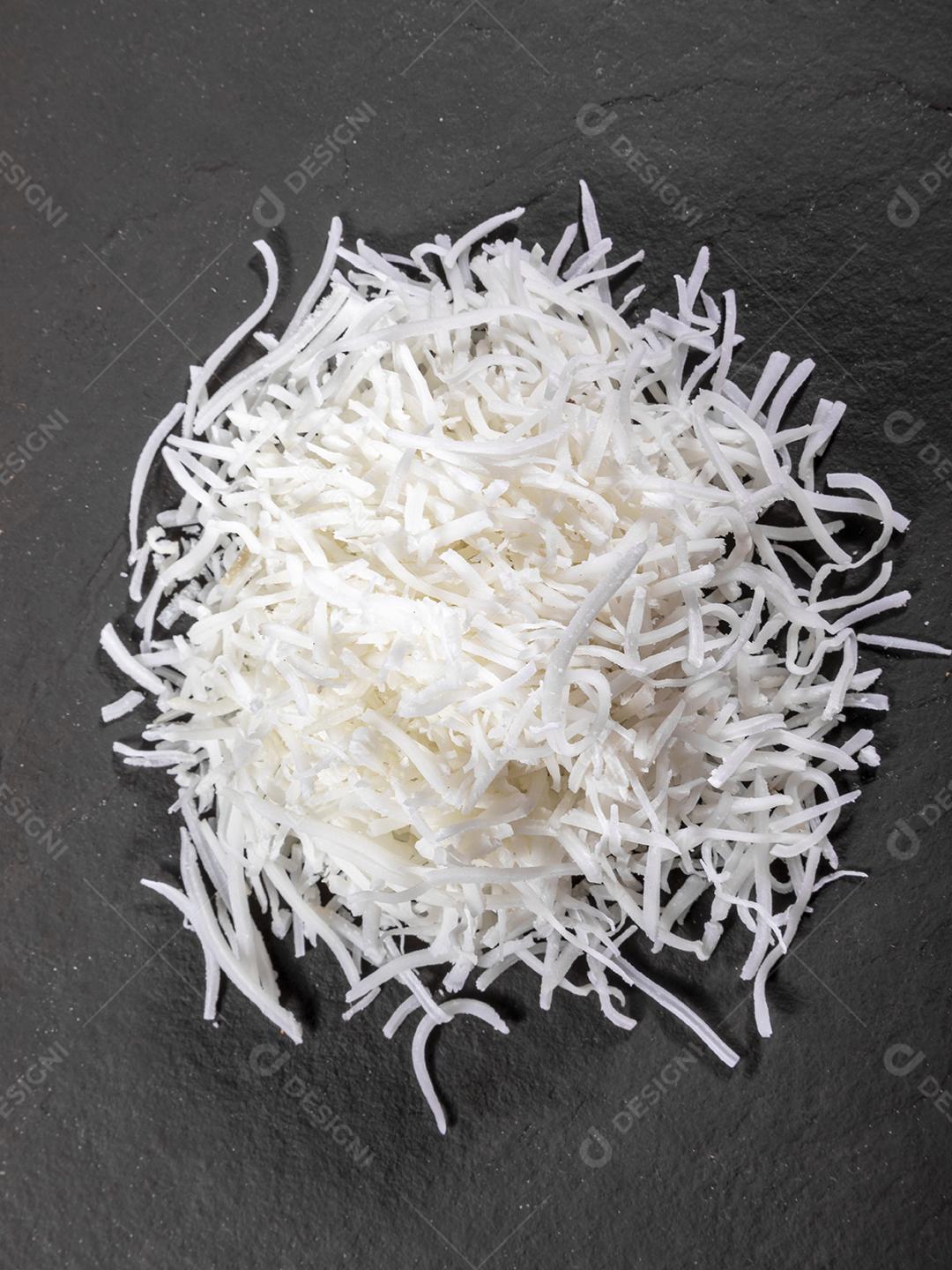 Flocos de coco fresco Imagem JPG