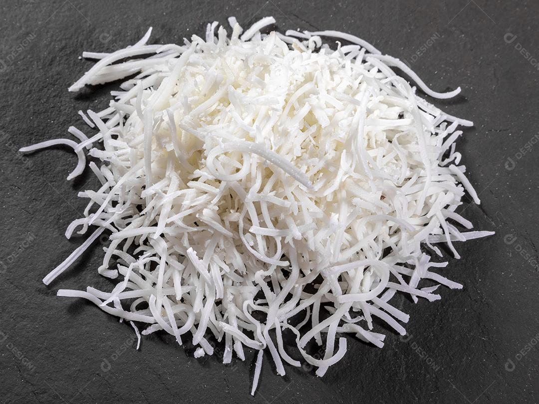 Flocos de coco fresco Imagem JPG