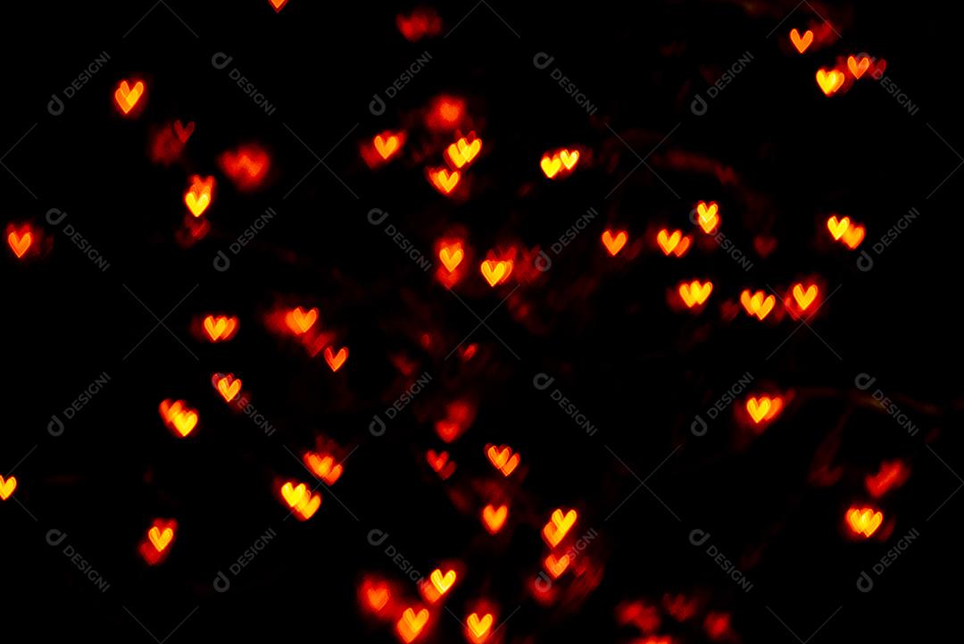 Corações desfocados JPG