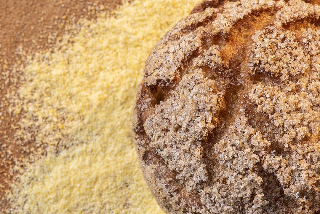 Biscoito muito tradicional no Brasil chamado Broa de Milho JPG