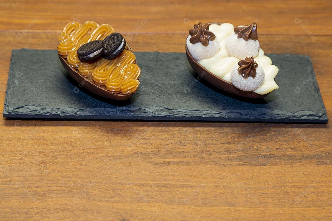 Ovos de páscoa de chocolate Imagem JPG