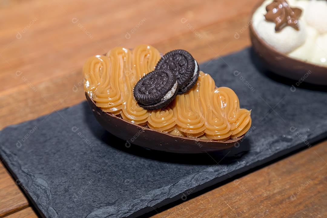 Ovos de páscoa de chocolate Imagem JPG