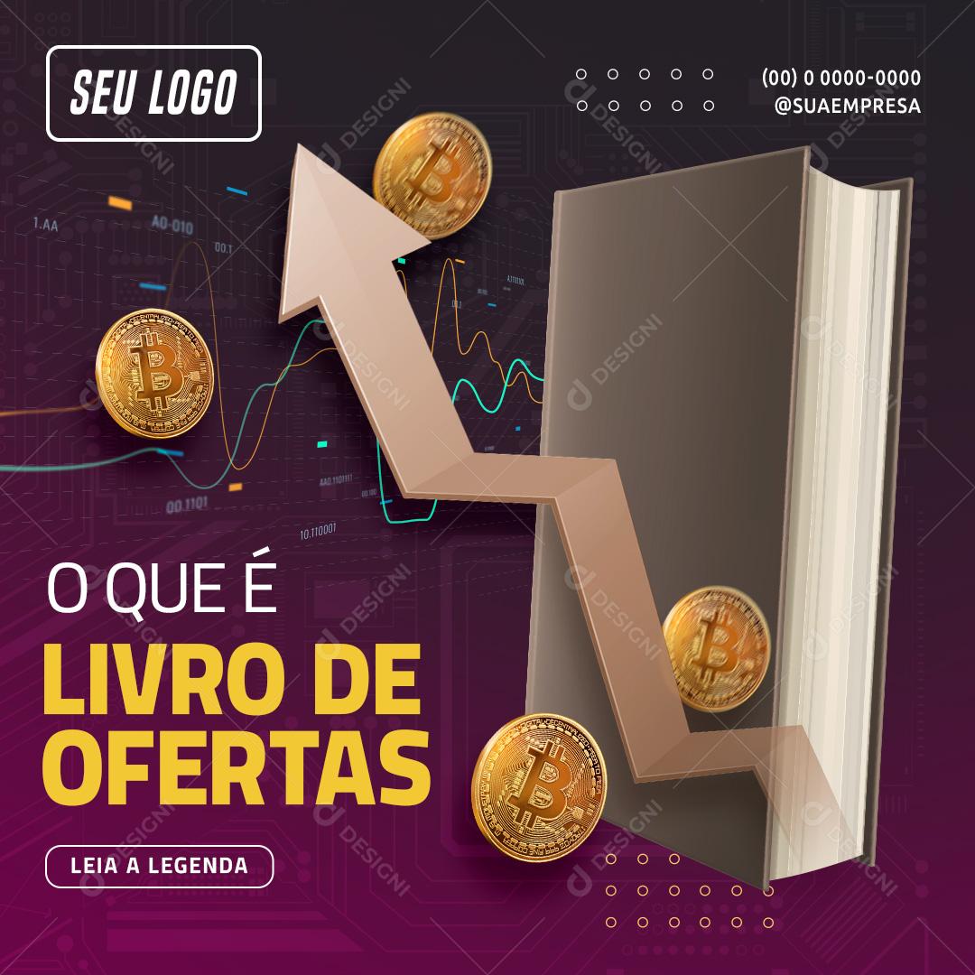 Investimentos O que é Livro de ofertas Social Media PSD Editável