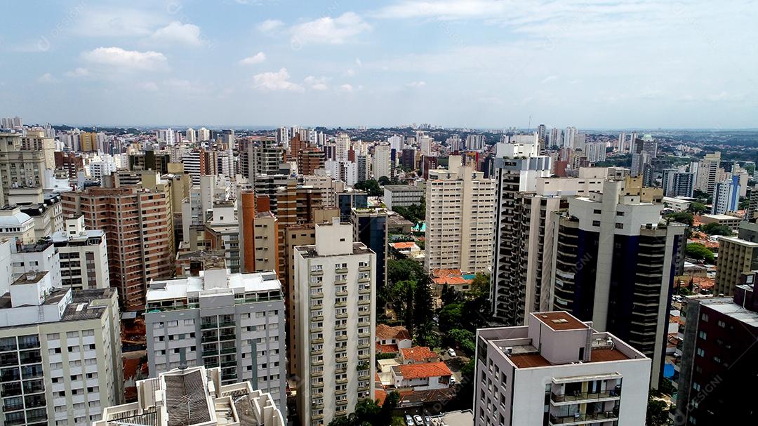 Lagoa do Taquaral em Campinas, vista de cima, parque de Portugal, São Paulo, Brasil JPG