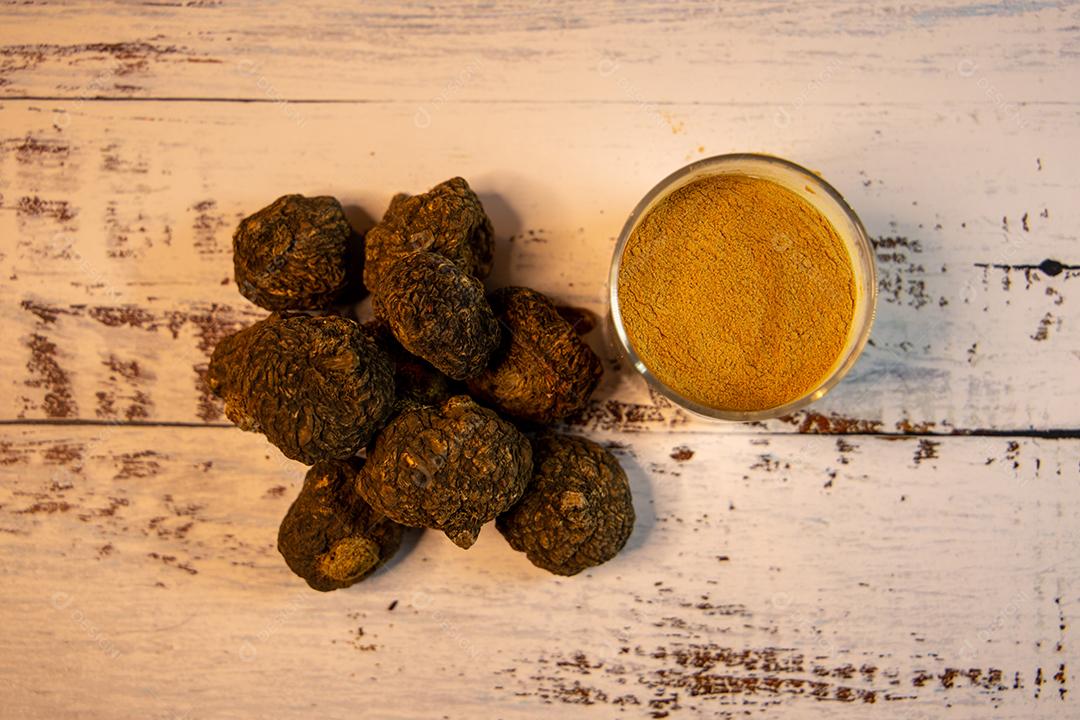 Açafrão em pó. Temperos JPG