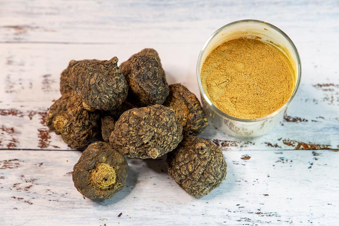 Açafrão em pó. Temperos JPG