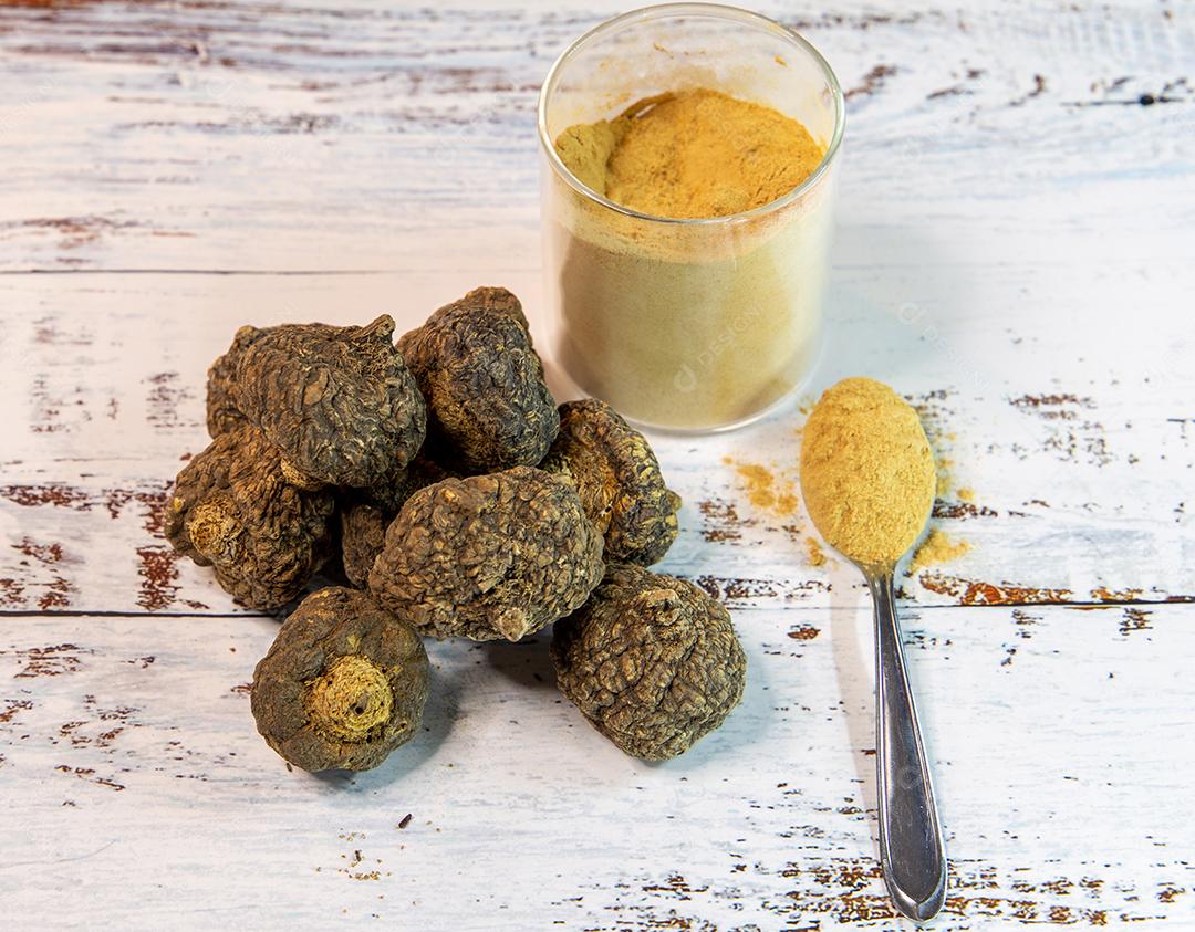 Açafrão em pó. Temperos JPG