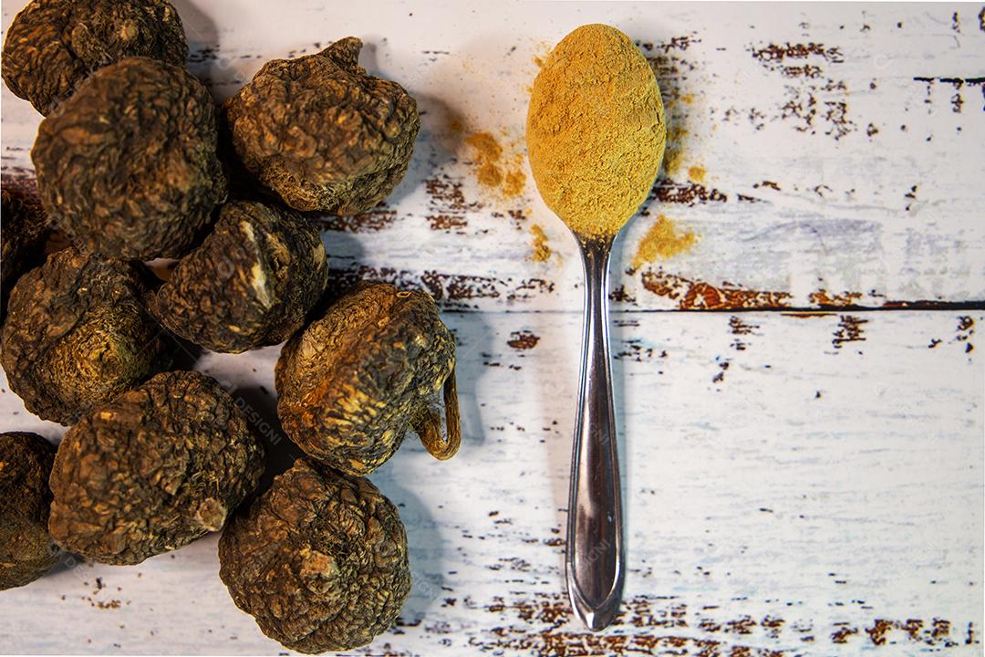 Açafrão em pó. Temperos JPG