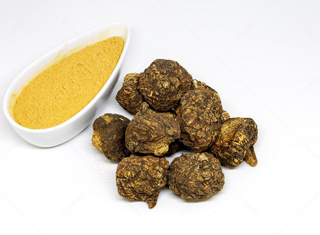 Açafrão em pó. Temperos JPG