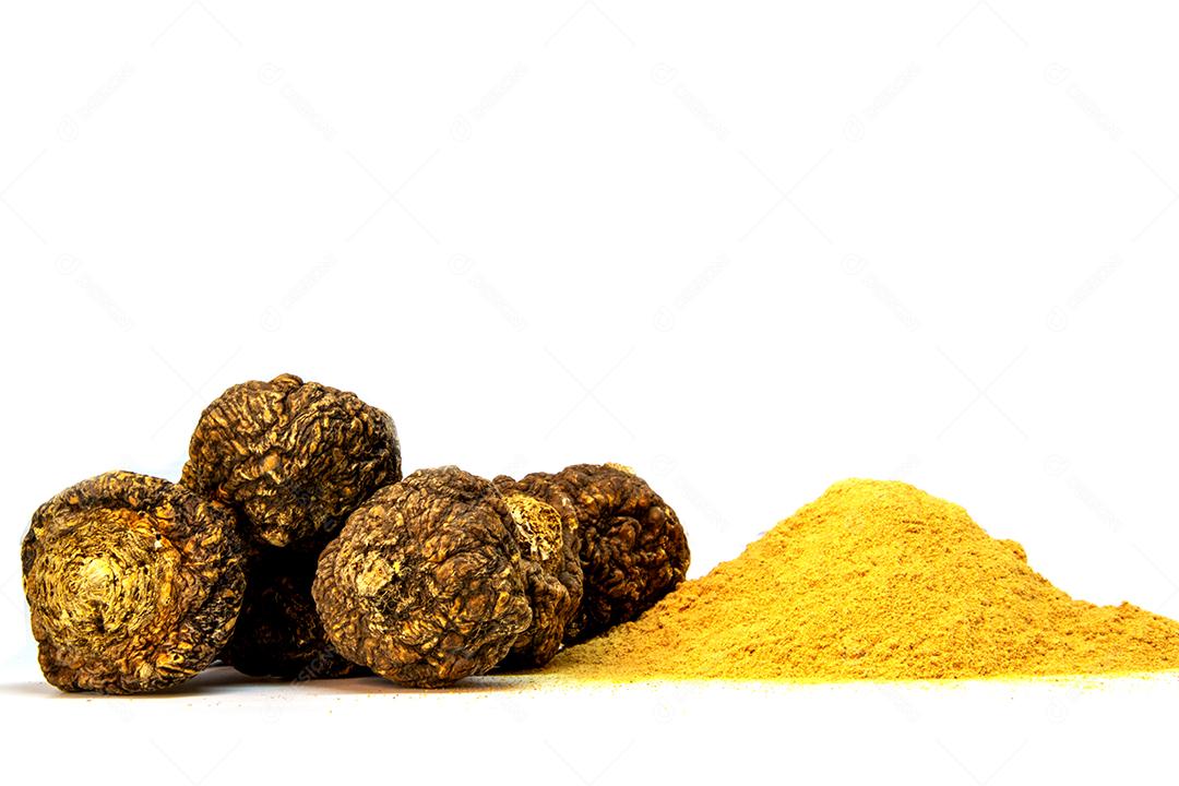 Açafrão em pó. Temperos JPG