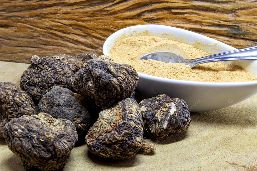 Açafrão em pó. Temperos JPG