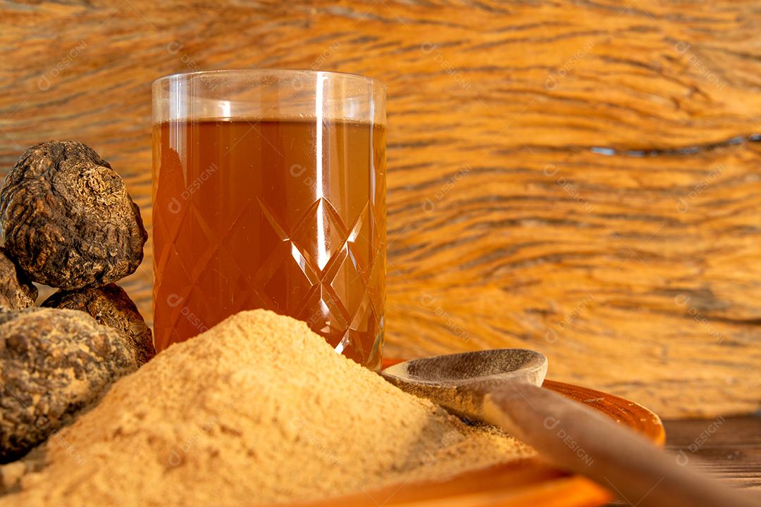 Chá de canela pó de canela JPG