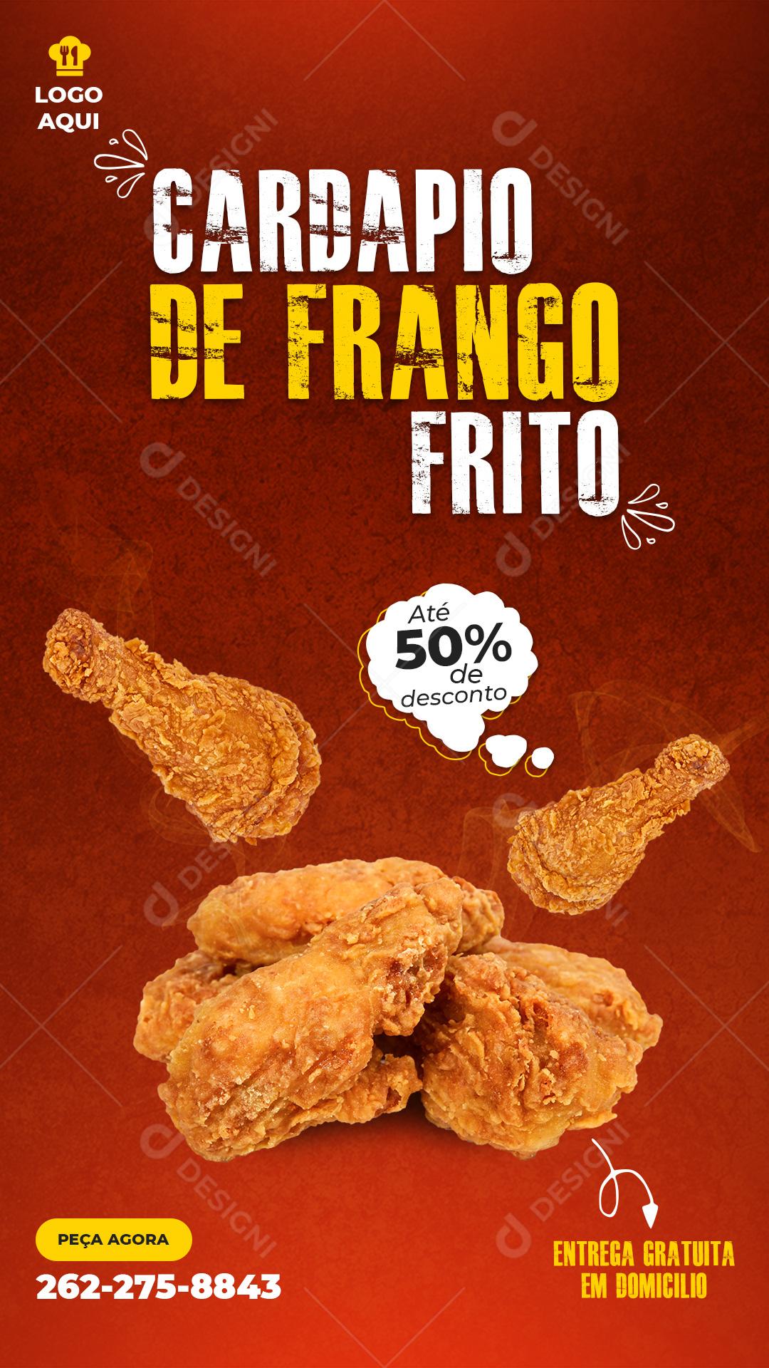 Super Delicioso Peça A Sua Comida Favorita Social Media PSD Editável