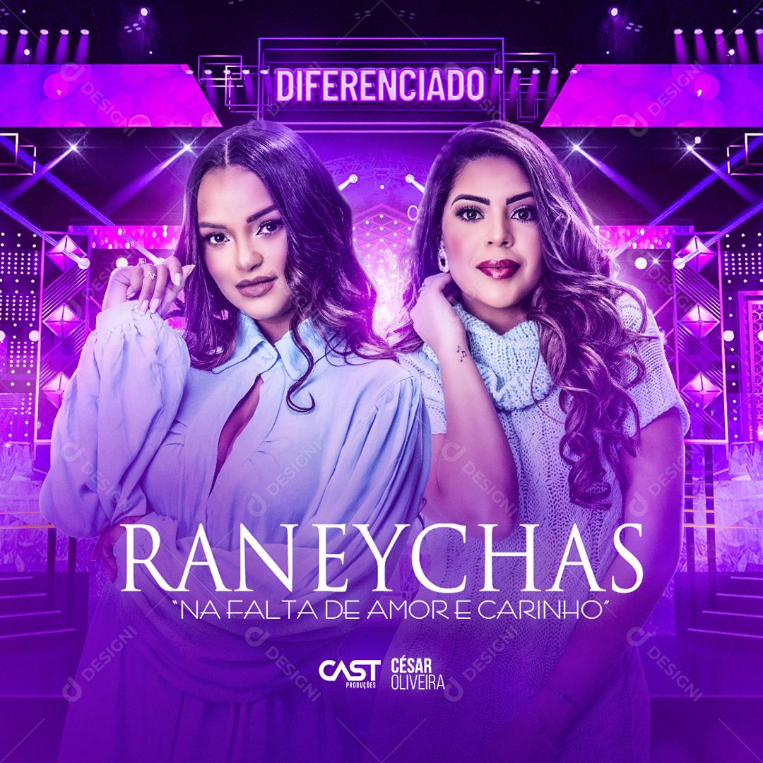 Social Media Raneychas Na falta de amor e carinho Flyers PSD Editável