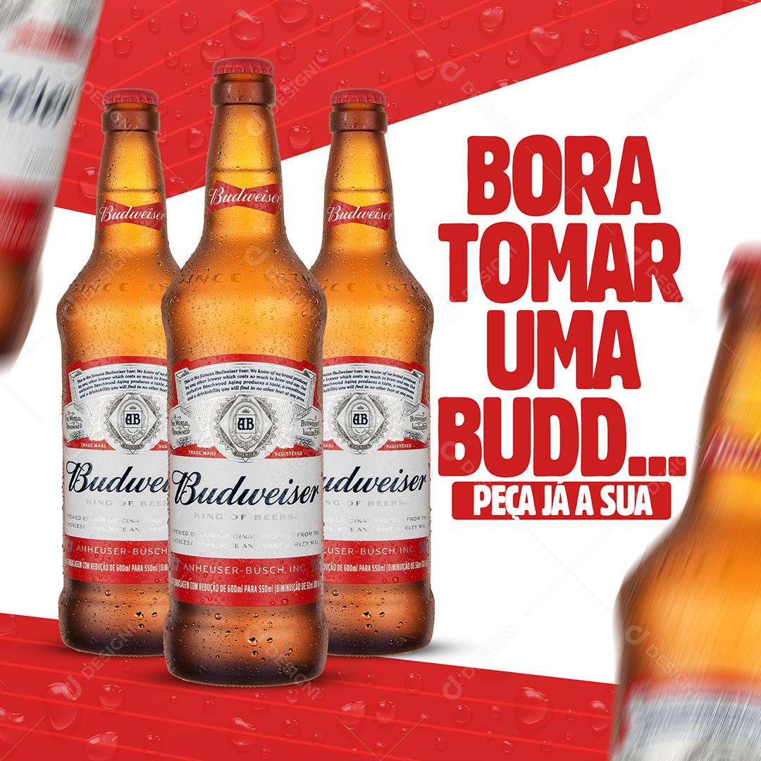 Cervejas Bora tomar uma buddd Peça Já A Sua Social Media PSD Editável