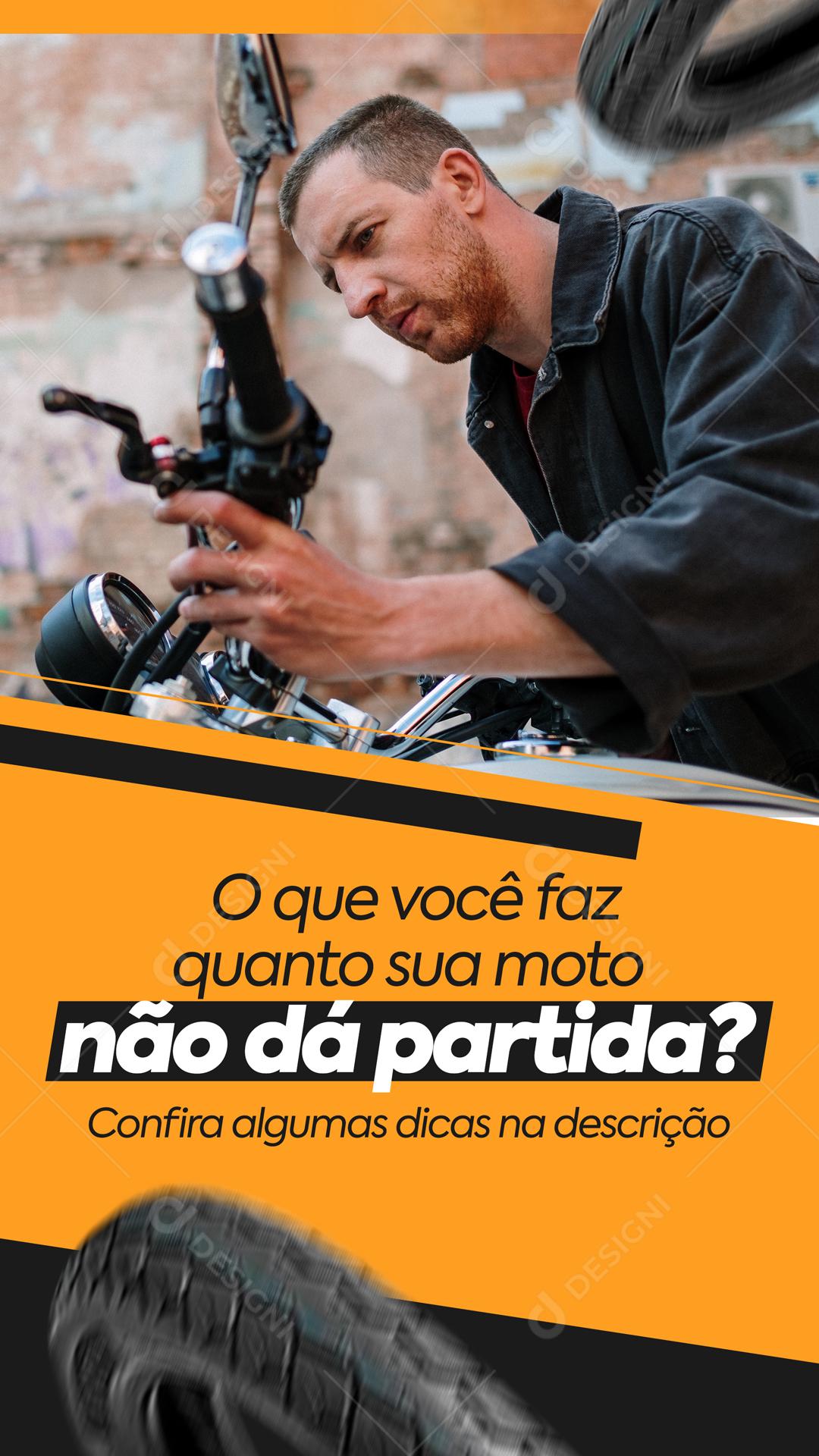 What Do You Do When Your Bike Won't Start Social Media Editable PSD