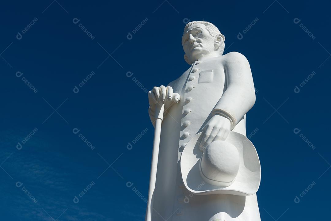 Juazeiro do Norte, Ceará peregrinos visitando a estátua do Padre Cícero