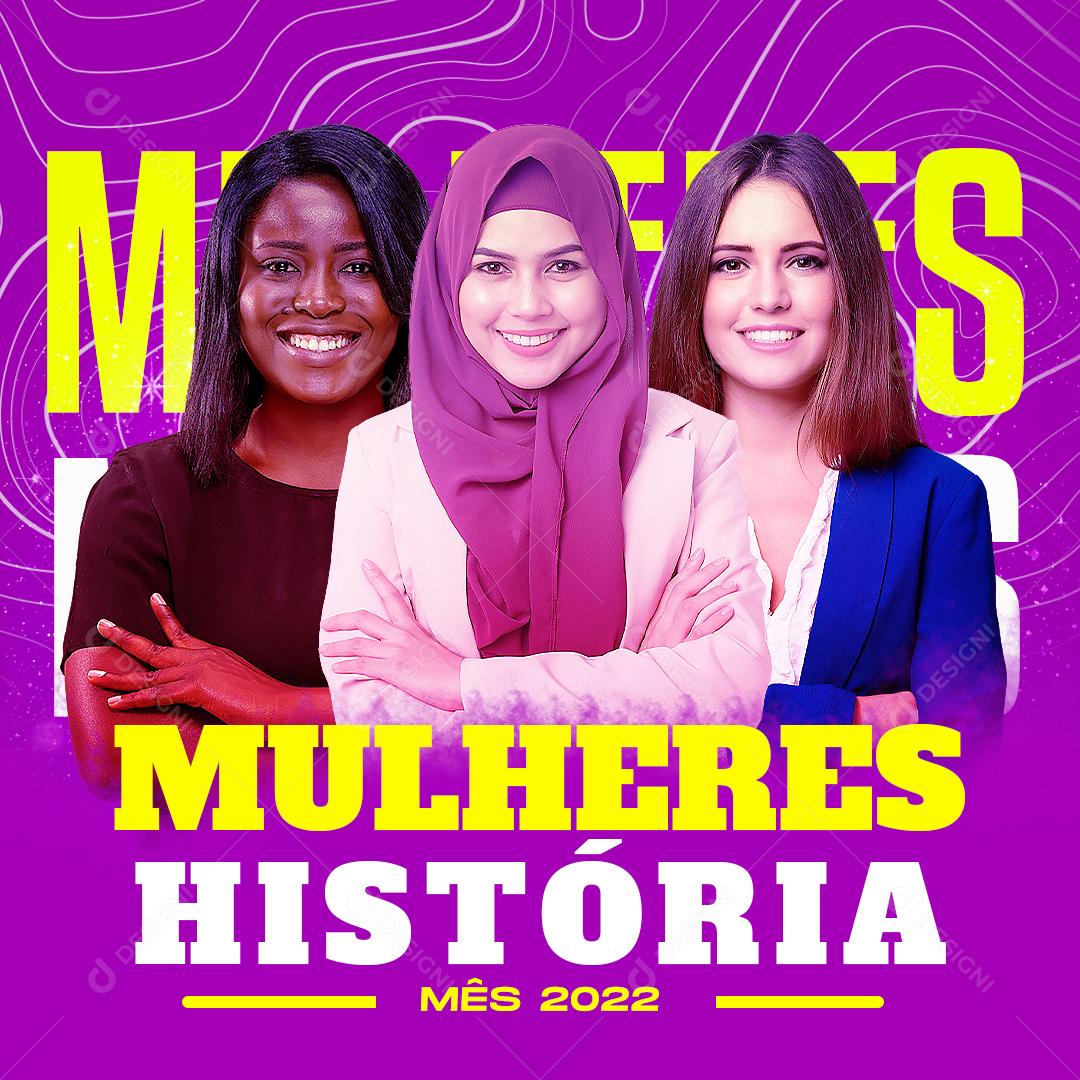 8 De Março Dia Internacional Da Mulher  Social Media PSD Editável