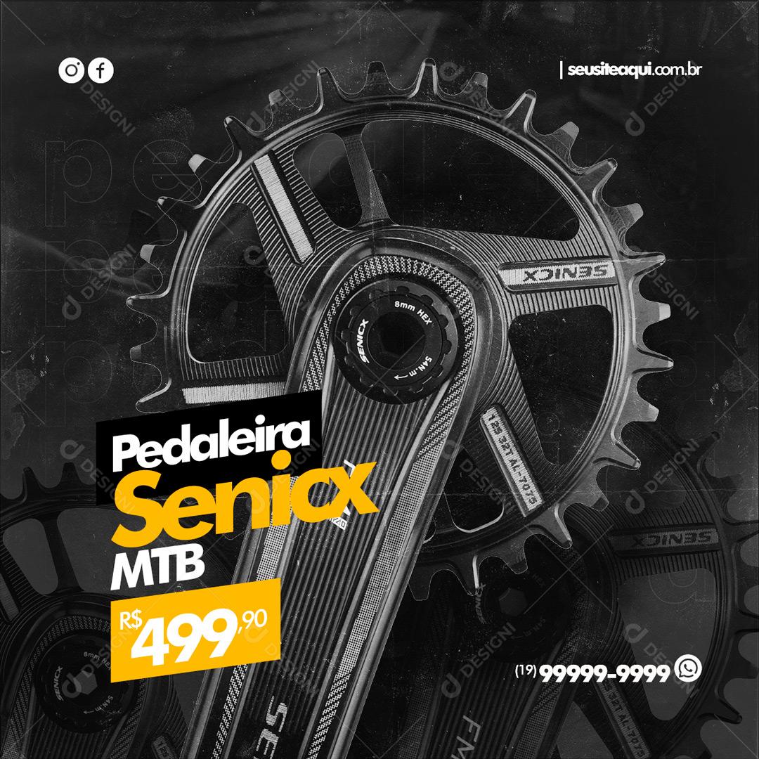 Social Media Peladaleira Senick Mtb Ciclismo PSD Editável