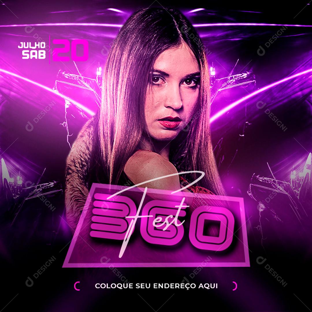 Flyer Fast 360 20 De Julho Social Media PSD Editável