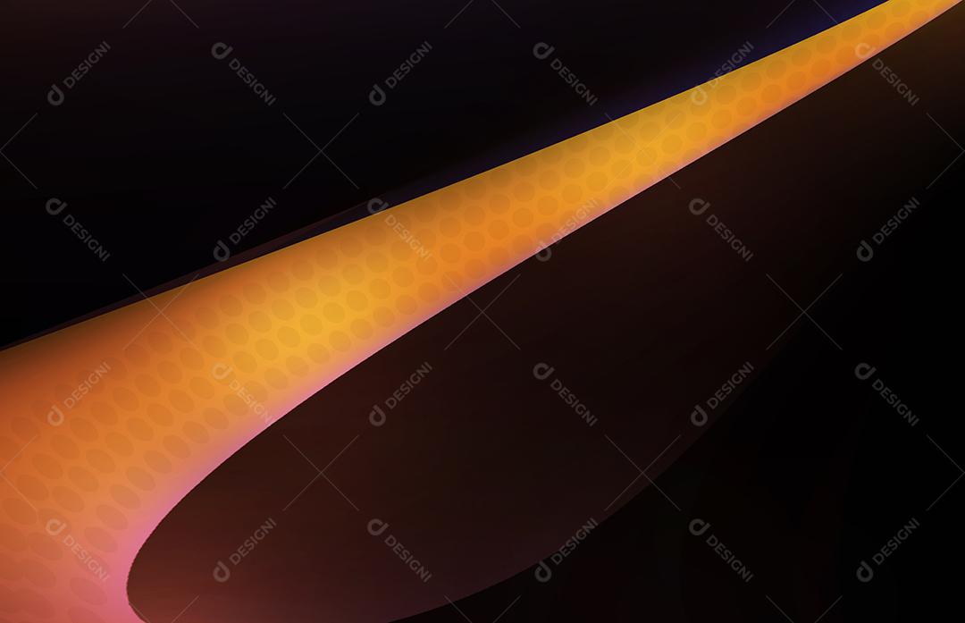 Fundo de cor laranja e azul abstrato. Formas dinâmicas compõem