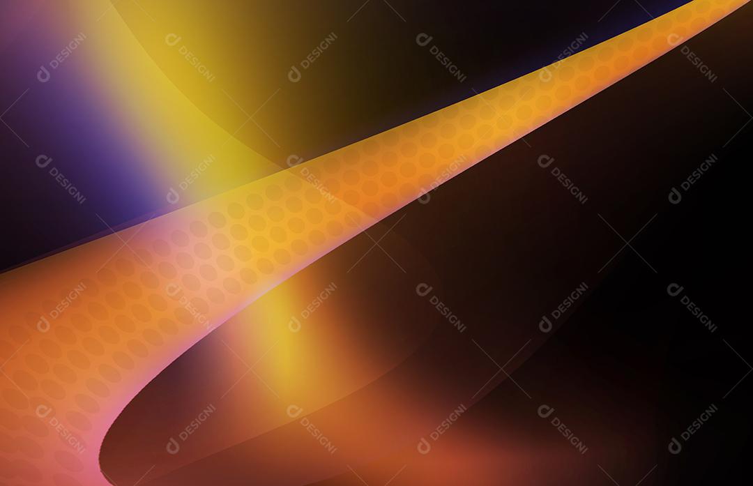 Fundo de cor laranja e azul abstrato. Formas dinâmicas compõem