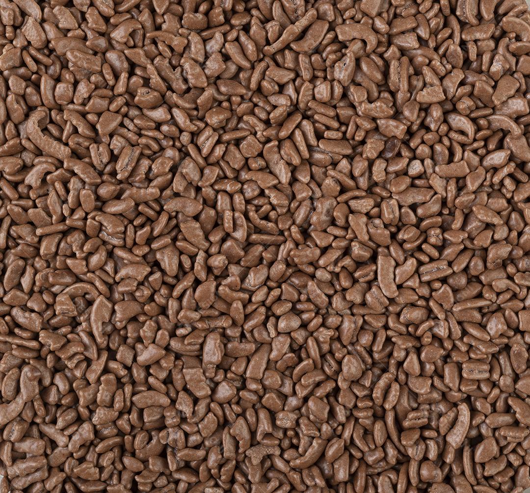 Chocolate ao leite polvilha pano de fundo. Típico brigadeiro brasileiro JPG