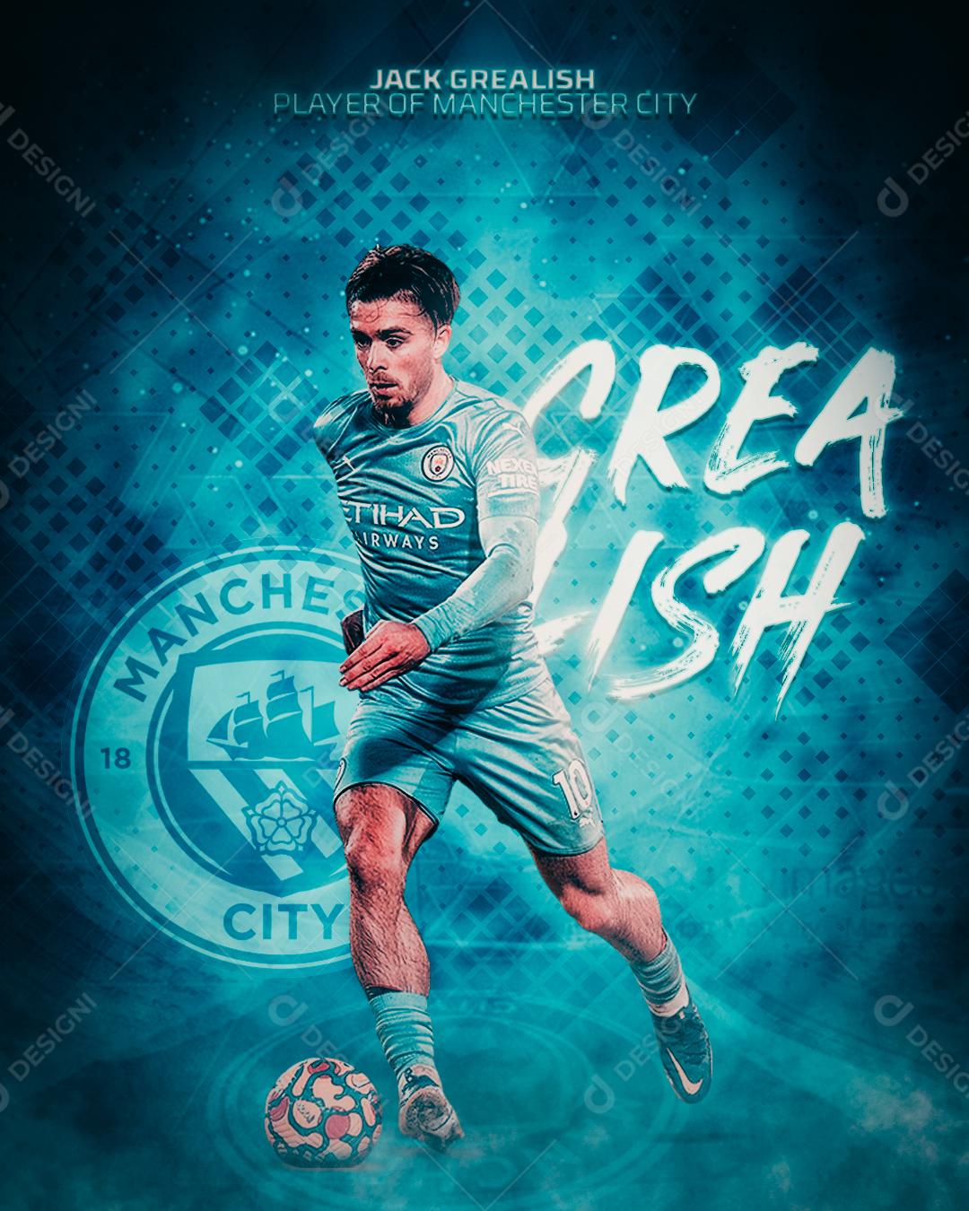 Flyer Jogador De Futebol Crea HSH Social Media PSD Editável