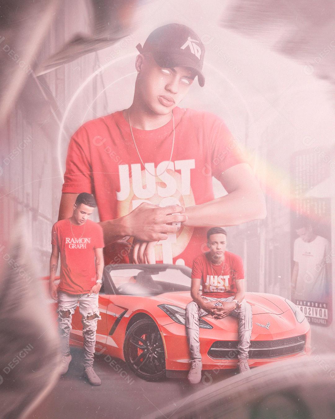 Social Media Mc Lipi Flyers PSD Editável