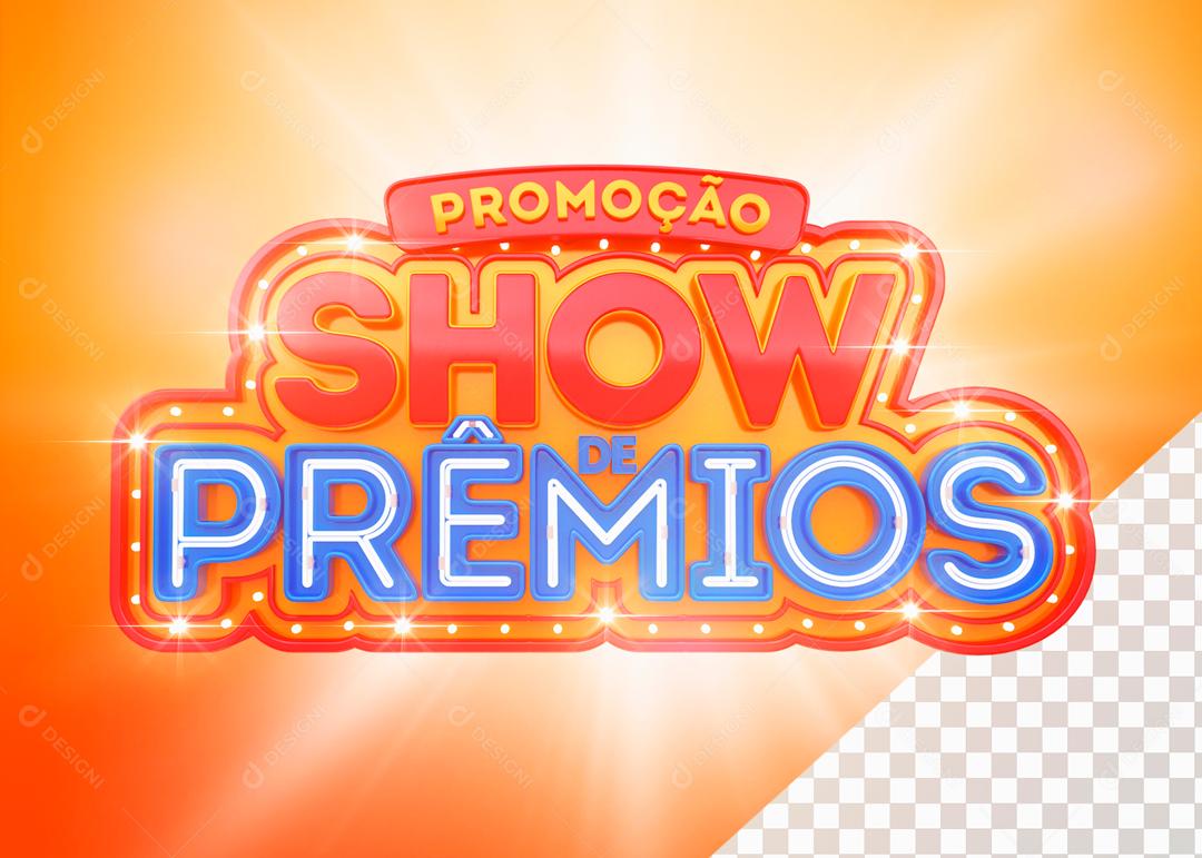 3D Stamp For Award Show Composition Editable PSD