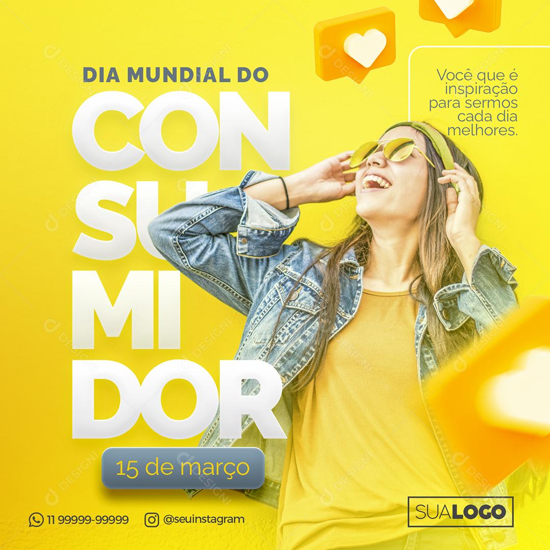 Social Media Dia do Consumidor 15 De Março PSD Editável
