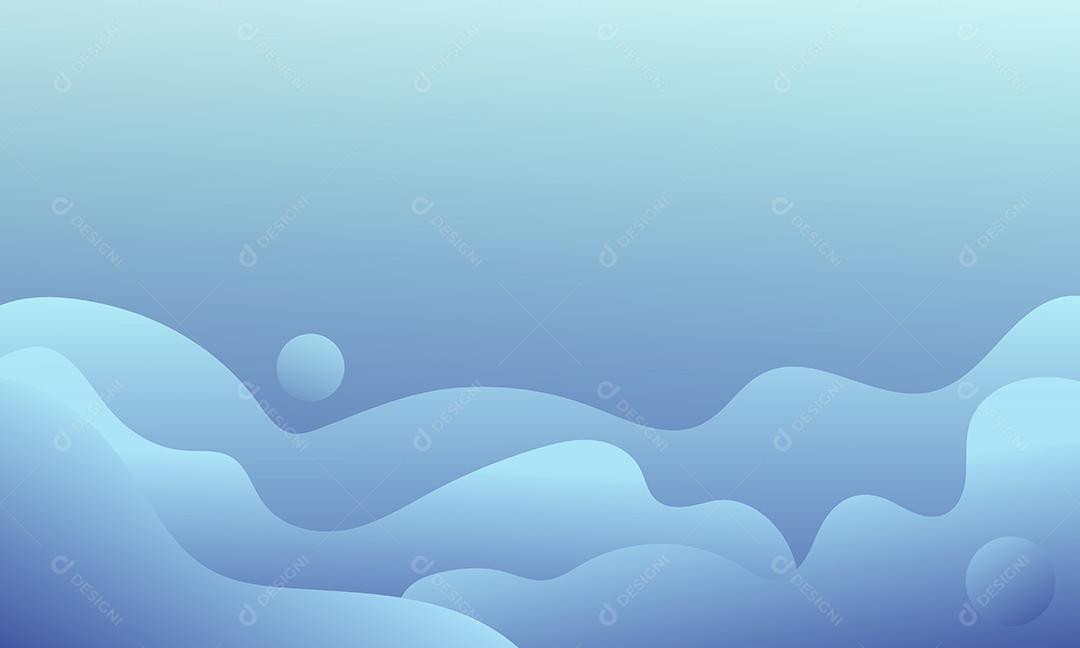 Background nuvens Azul