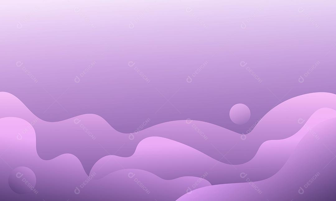 Background Nuvens Roxo