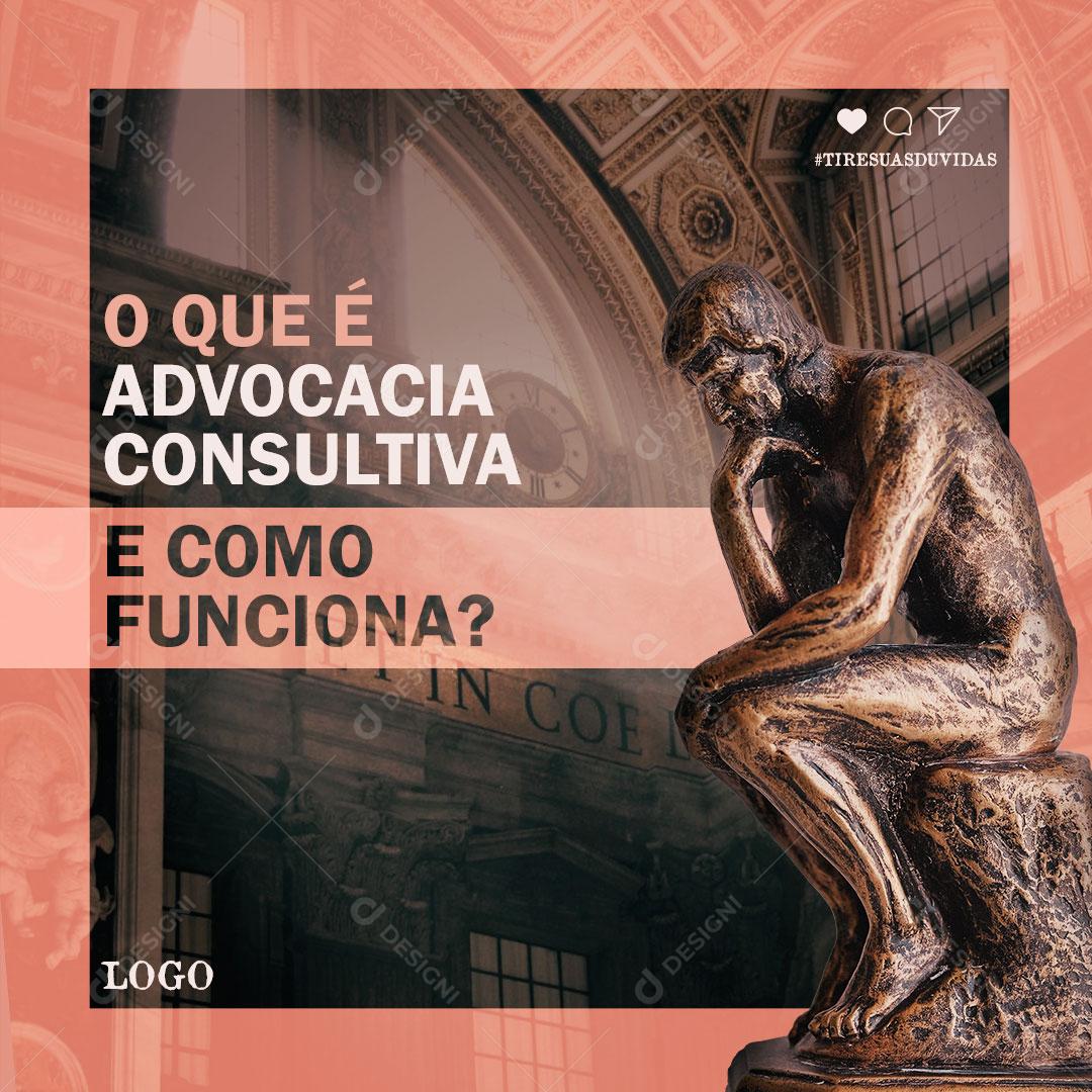 Advocacia Consultiva Social Media PSD Editável