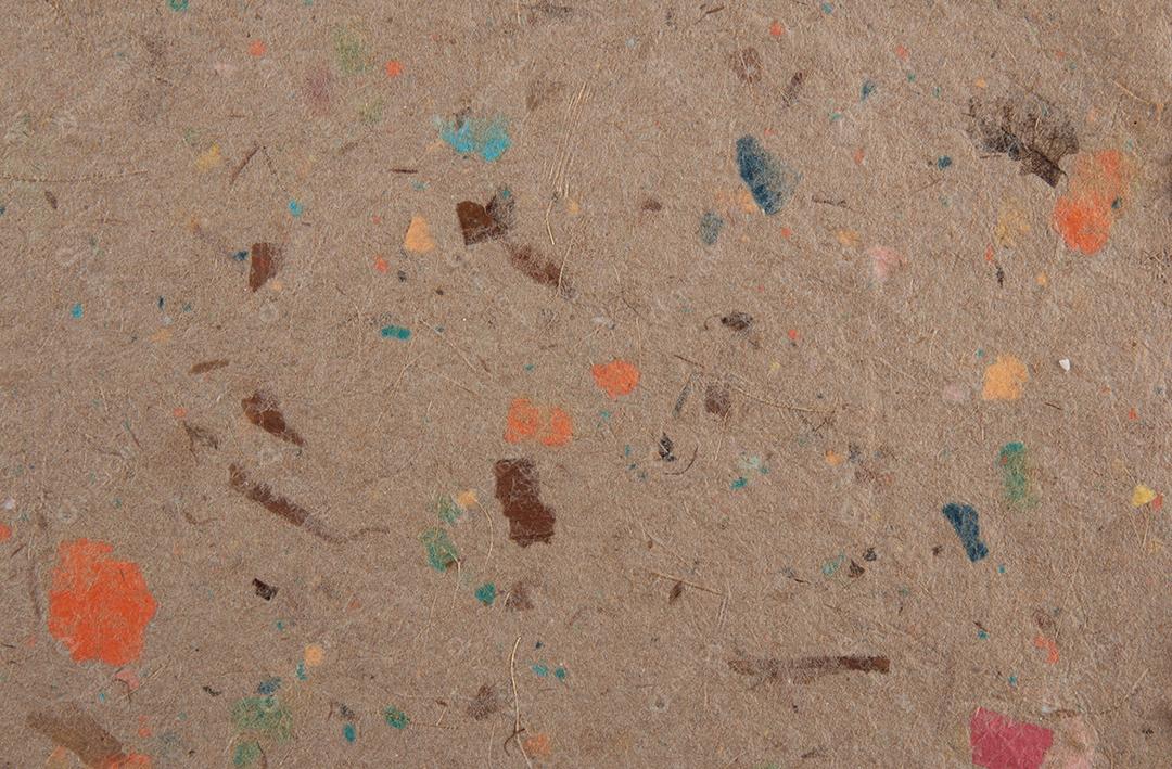 fundo de textura de papel artesanal. Papel reciclado.