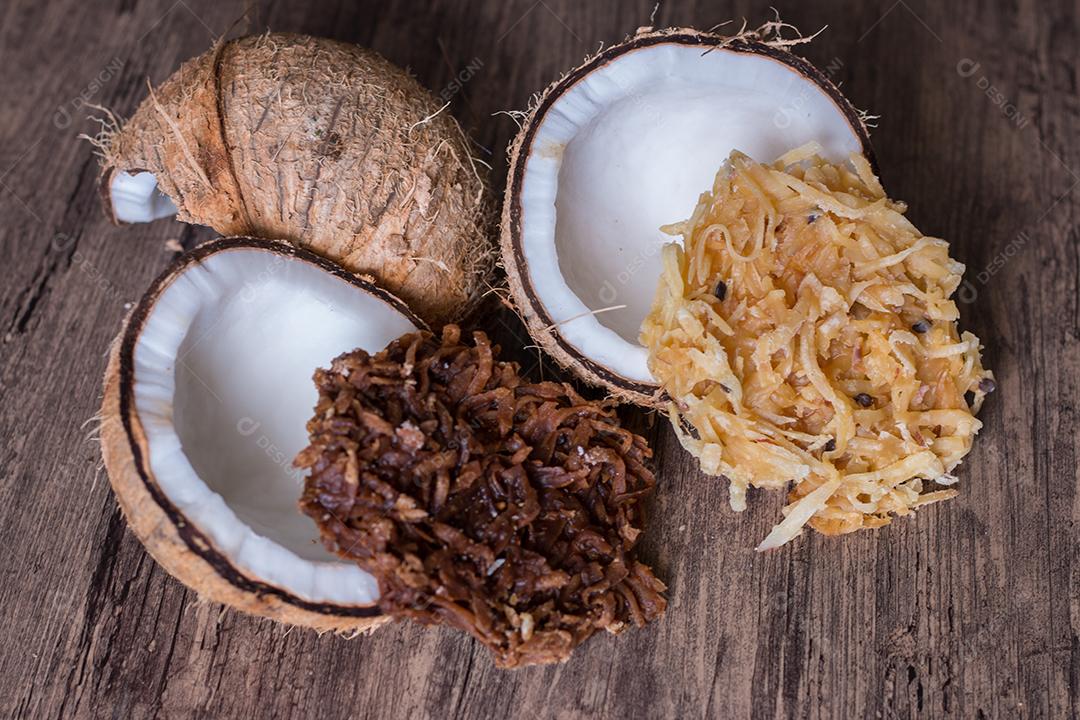 Doce de coco doce brasileiro doce de coco típico do junho