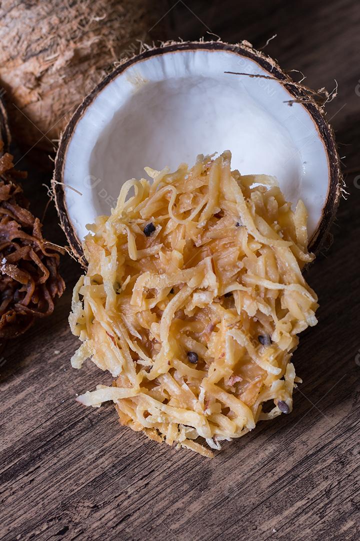 Doce de coco doce brasileiro doce de coco típico do junho